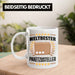 Weltbester Paketbote Paketzusteller Tasse Geschenkidee Postbote Spruch Weiß Trendation