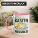 Garten Tasse Geschenk Spruch Hobby-Gärtner Geschenkidee Ein Leben Ohne Garten Rosa Trendation