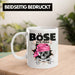 Böse Alte Frau Tasse Geschenk für Frauen Geschenkidee Piratin Kaffee-Becher Weiß Trendation