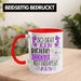 So Sieht Ein Richtig Cooler Reittherapeut Aus Tasse Geschenk für Reittherapie Geschenkidee Spruch Rot Trendation