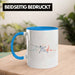 Lustige Fechten-Tasse Geschenk für Fechter Herzschlag Blau Trendation