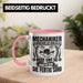 KFZ Mechaniker Tasse Geschenk Spruch Männer KFZ Mechatroniker Geschenkidee Becher Werkstatt Mechaniker Hören Nicht Auf Wenn Sie Müde Sind Rosa Trendation