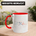 Lustige Fechten-Tasse Geschenk für Fechter Herzschlag Rot Trendation