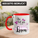 Leseratte Tasse Geschenk Bücher Lesen Die Tut Nix Die Will Nur Lesen Geschenkidee Rot Trendation