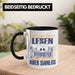 Lesen Tasse Geschenk Spruch Leseratte Bücherwurm Geschenkidee Ein Leben Ohne Lesen Trendation