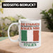 Italien Tasse Urlaub Heimat Geschenk Spruch Italiener Geschenkidee Weiß Trendation