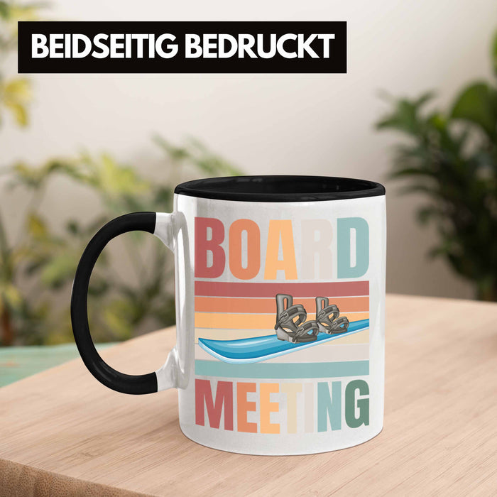 Snowboard Tasse Geschenkidee für Snowboard-Fahrer zum Geburtstag Weihnachten Trendation