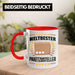 Weltbester Paketbote Paketzusteller Tasse Geschenkidee Postbote Spruch Rot Trendation