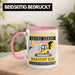 Wer Anderen Eine Grube Gräbt Tasse Bagger-Fahrer Geschenk Grubengrabgerät Bauarbeiter Männer Rosa Trendation