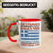 Griechenland Tasse Urlaub Heimat Geschenk Spruch Grieche Geschenkidee Rot Trendation