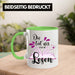 Leseratte Tasse Geschenk Bücher Lesen Die Tut Nix Die Will Nur Lesen Geschenkidee Grün Trendation